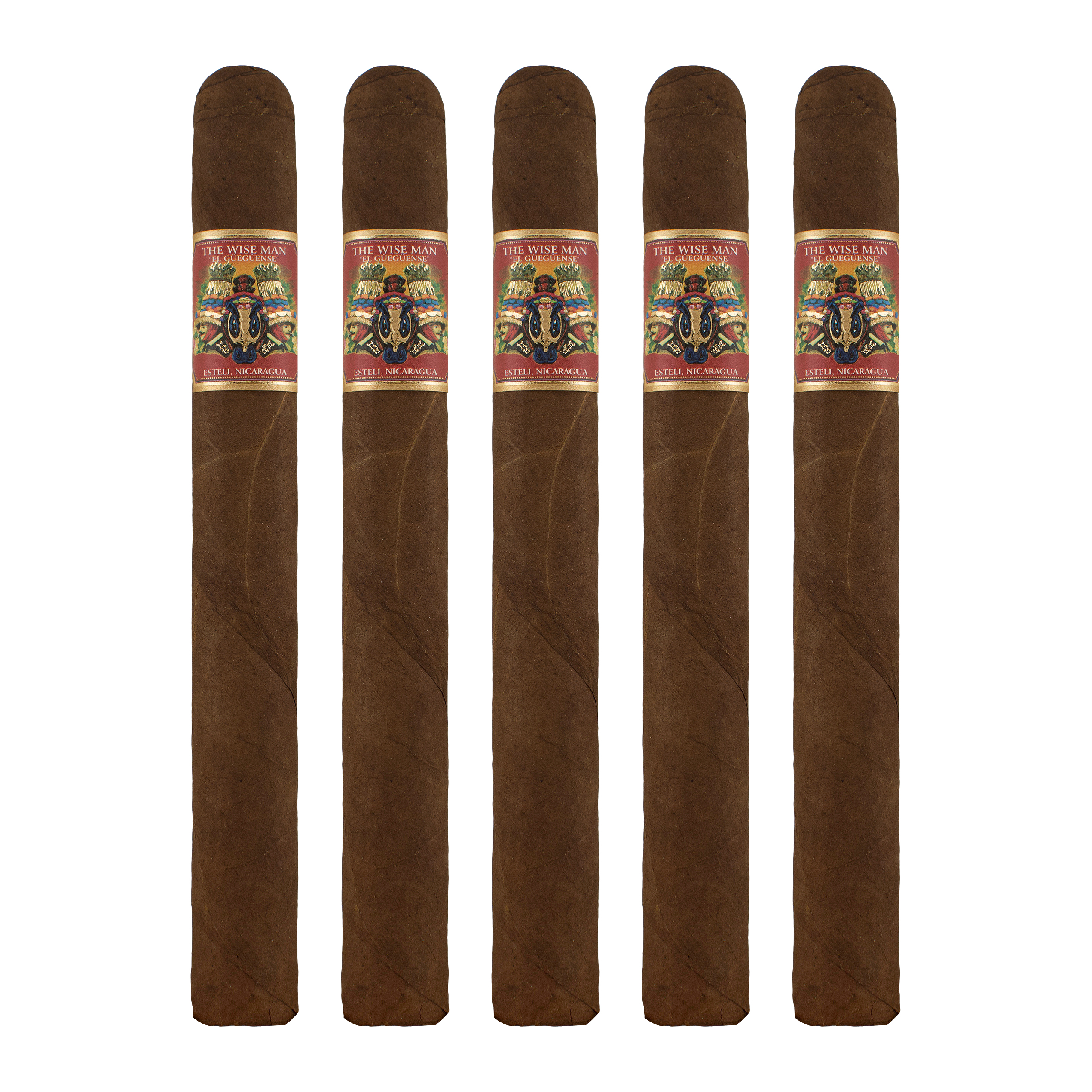 The Wiseman "El Gueguense" Maduro Churchill Cigar - 5 Pack The Wiseman "El Gueguense" Maduro Churchill Cigar - 5 Pack