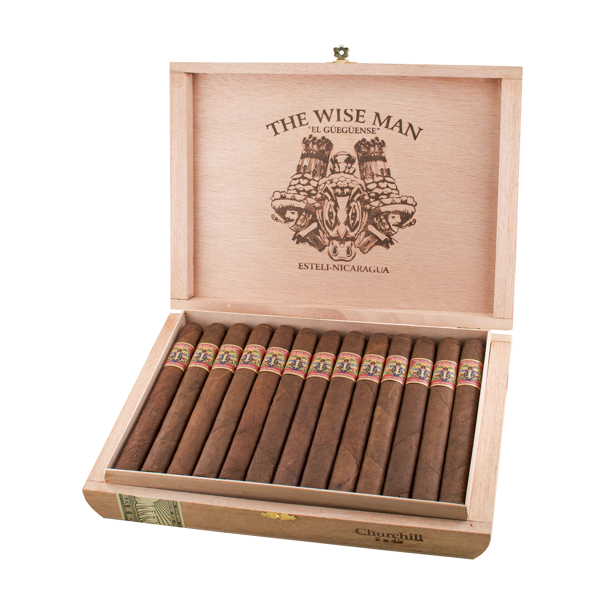 The Wiseman "El Gueguense" Maduro Churchill Cigar - Box The Wiseman "El Gueguense" Maduro Churchill Cigar - Box