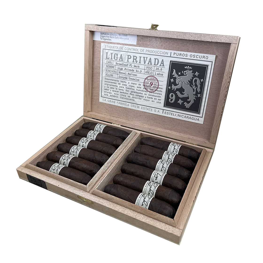 Liga Privada No. 9 Flying Pig Cigar - Box Liga Privada No. 9 Flying Pig Cigar - Box