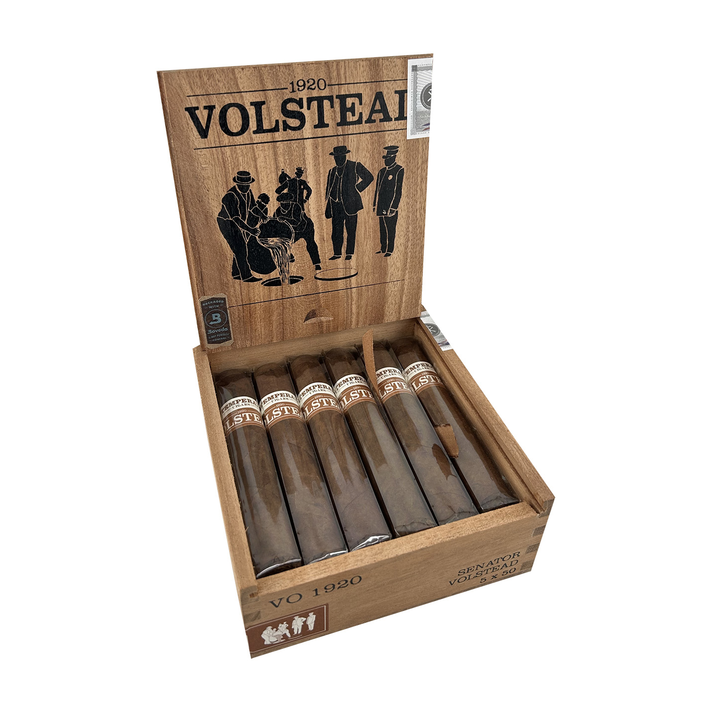 Intemperance Volstead Senator Cigar - Box Intemperance Volstead Senator Cigar - Box